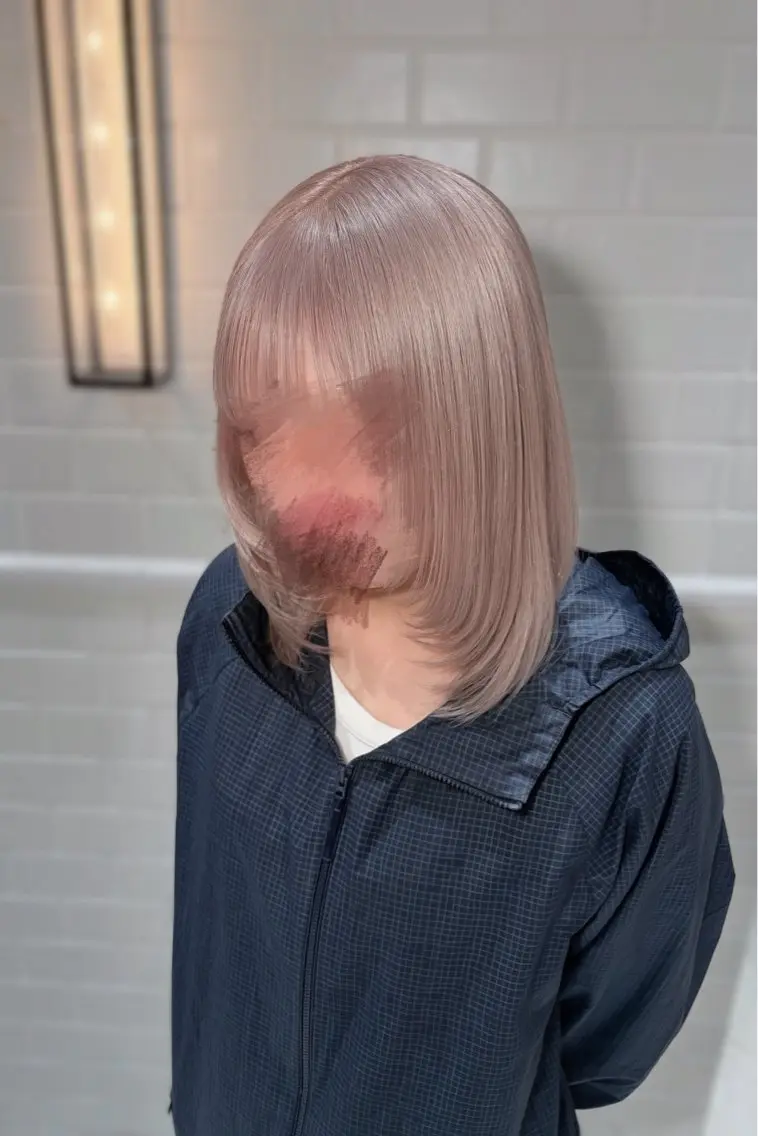 ミディアム ヘアカラー rurina ꪔ̤̮のヘアスタイル