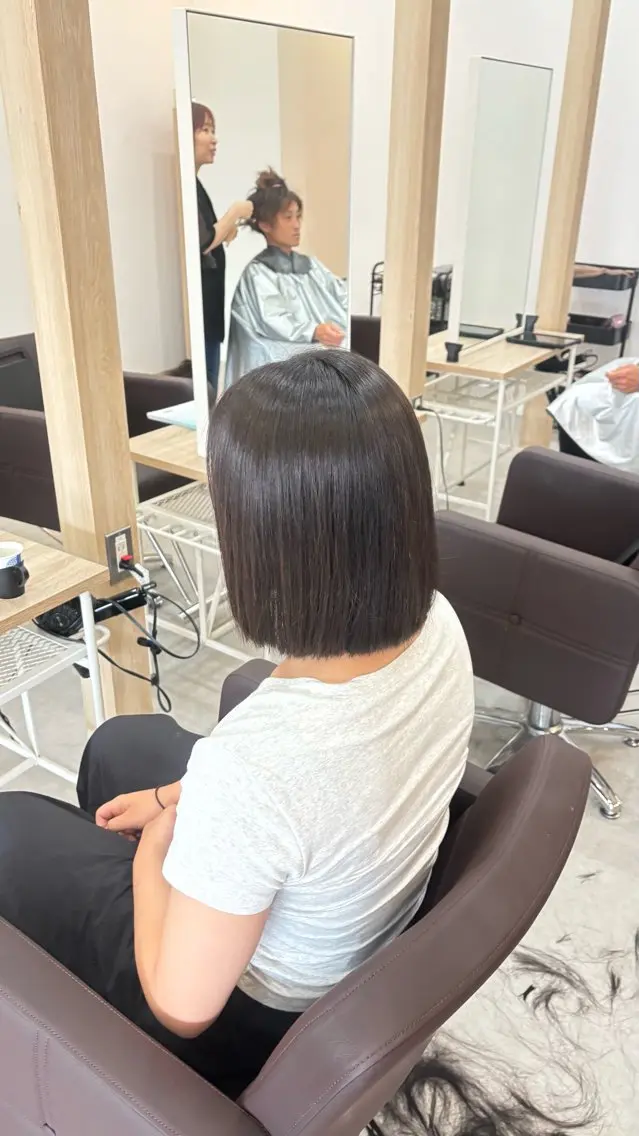 ショート 縮毛矯正 Agu. / KAEDEのヘアスタイル