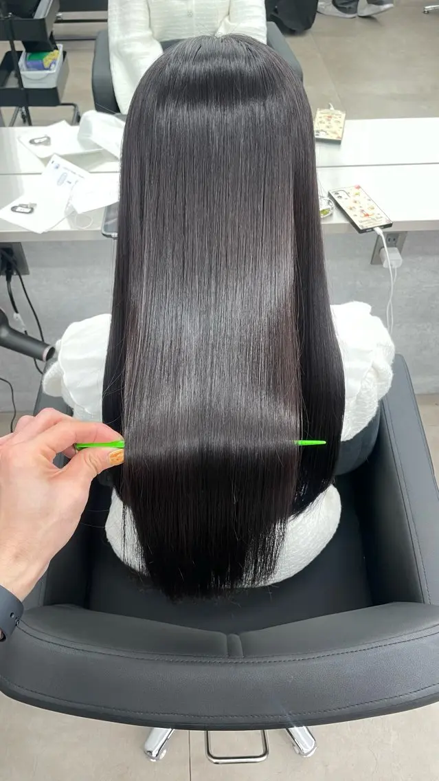 ロング カット 縮毛矯正 トリートメント CYNTHIADUE 店長| IRISUのヘアスタイル