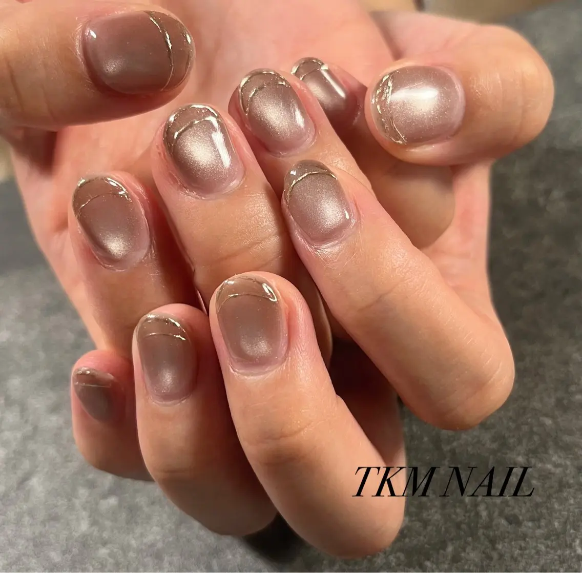 ネイル オフィスネイル シンプルネイル ハンドネイル フットネイル ______ TKM  NAILのネイルデザイン