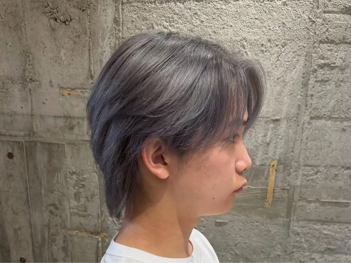 ショート カラー メンズ 朝ラクパーマ 【SENA】のヘアスタイル