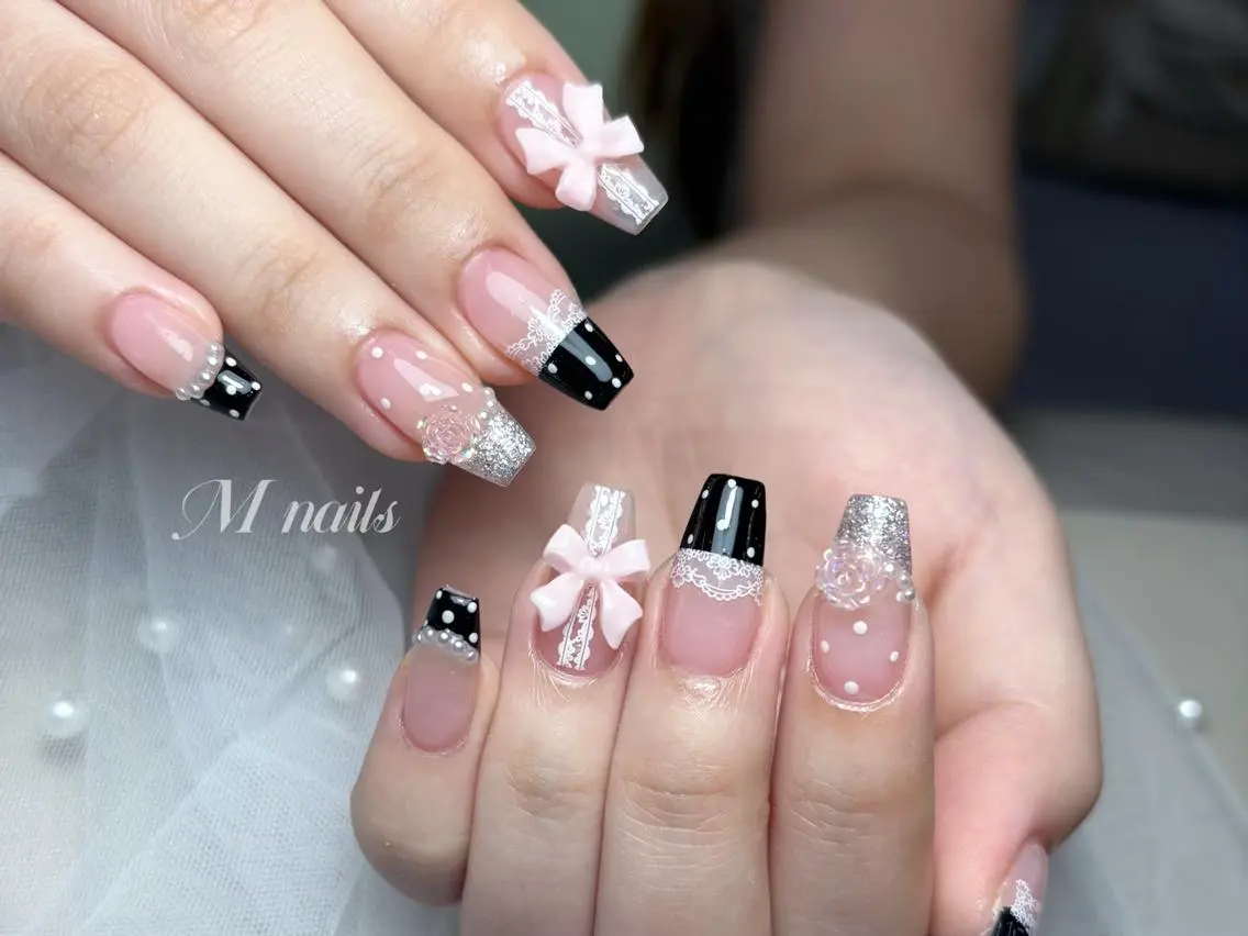 ネイル M🌷nail 長さだし専門店のネイルデザイン
