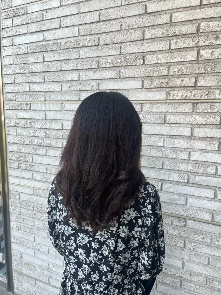 ミディアム カラー パーマ ミディアムパーマ ブリーチ ハイライトカラー ブリーチなしカラー ハイライト 石毛 大翔のヘアスタイル