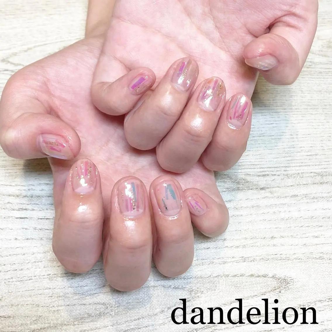 ネイル ハンドネイル ハンドケア dandelion ダンデライオンのネイルデザイン