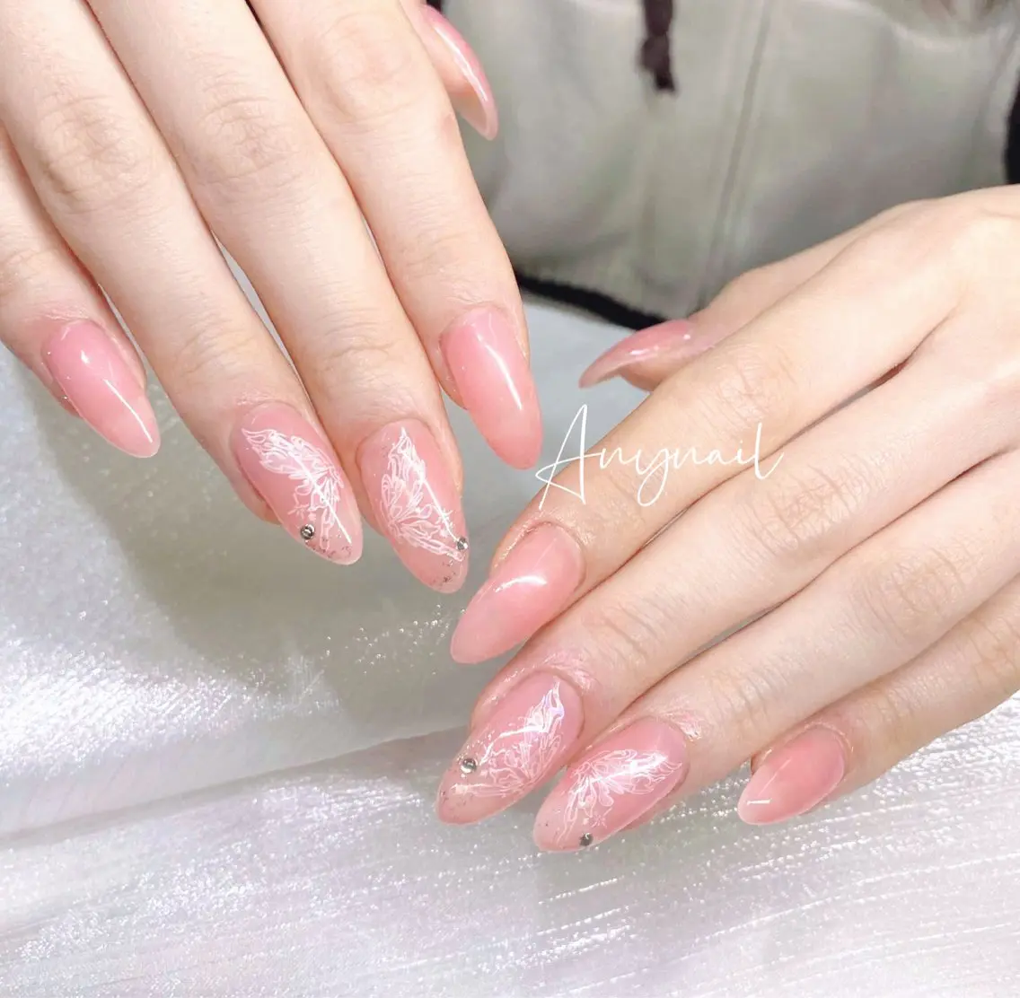 ネイル ストーンネイル Any nail新大久保店のネイルデザイン