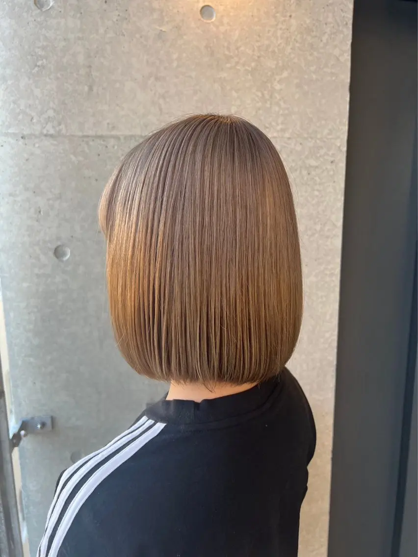 ミディアム トリートメント 増田 偉月のヘアスタイル