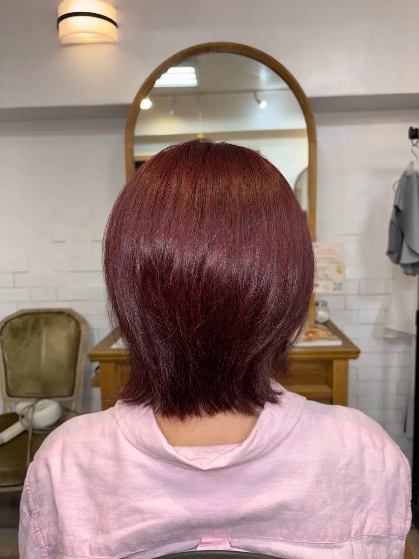 ミディアム カラー カット ヘアカラー トリートメント 西森恒嘉/南浦和/メ ンズパーマ・韓国ヘアのヘアスタイル