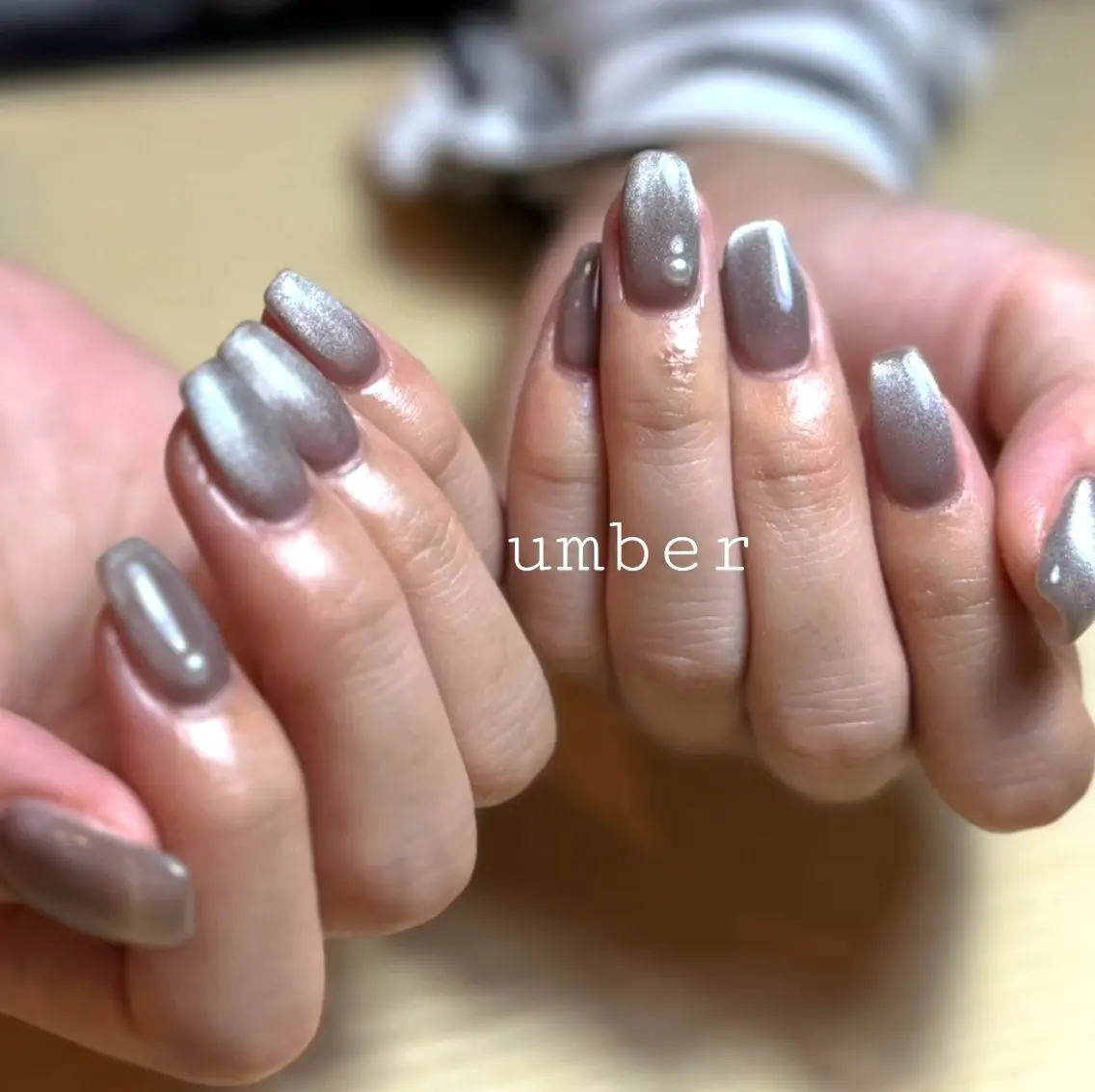 ネイル ハンドネイル umber 三茶1分のネイルデザイン