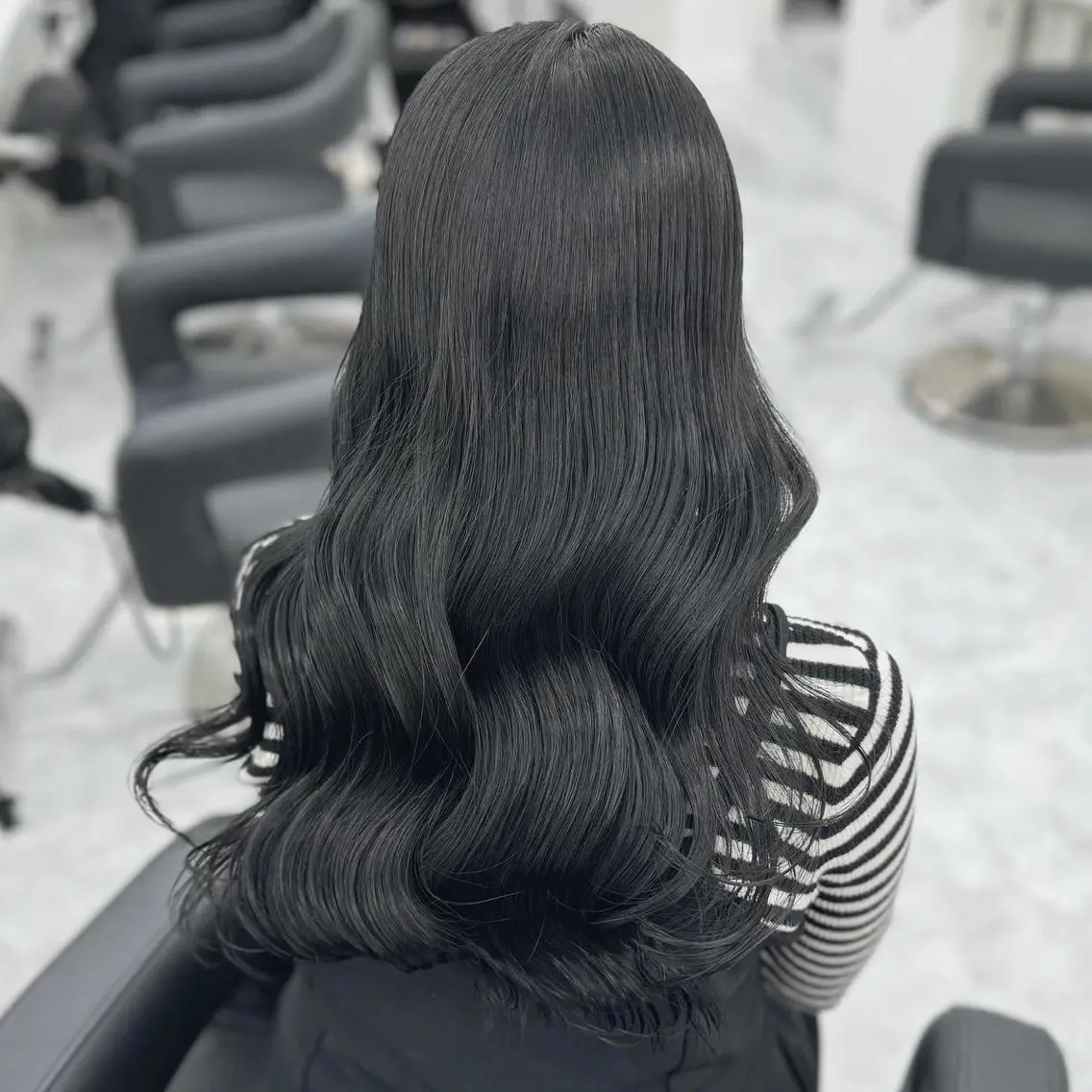 ロング 髪質改善 韓国風ヘア 縮毛矯正 トリートメント カット トリートメント ヘアセット 髪質改善Ⅰ透明感 艶カラーⅠたつやのヘアスタイル
