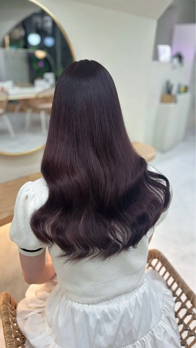 ロング 韓国風ヘア カラーモデル募集✨️ YUKI🎀☁️のヘアスタイル