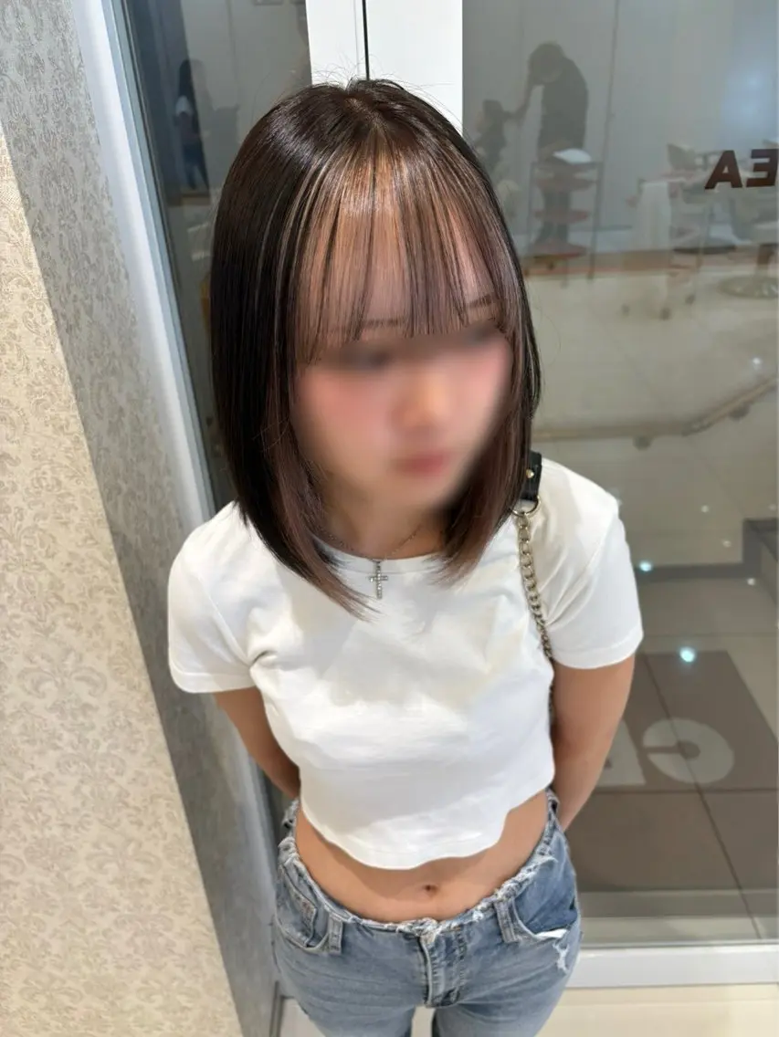 ミディアム 本厚木パーマ&ブリー チMEN'Sショートのヘアスタイル