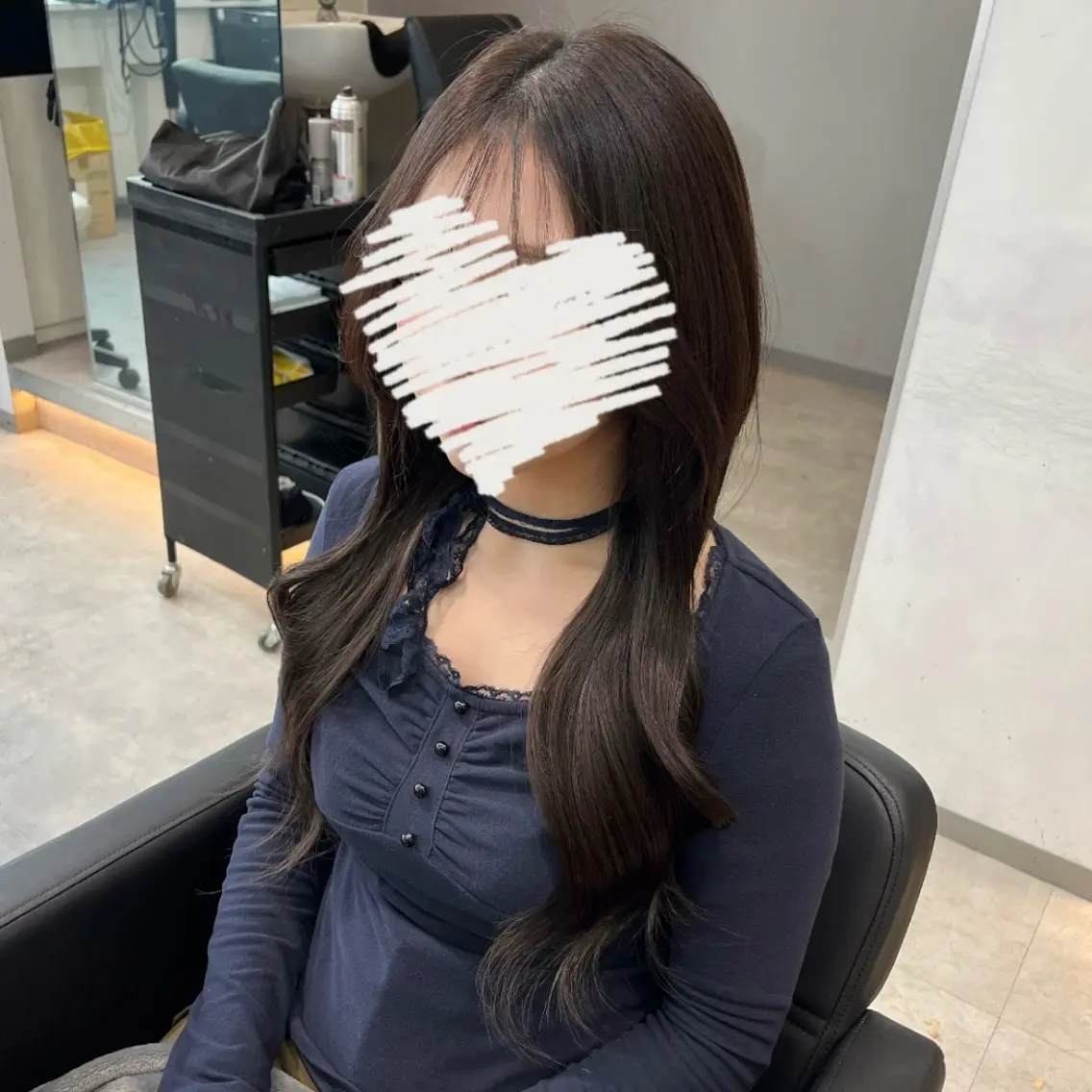 カラー ブラウンカラー ダークブラウン グレージュ ボブ エクステ MOMOKA / Lapis今泉店のヘアスタイル