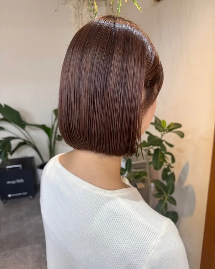 ショート ヘアカラー aoi🍥 / 大阪美容室のヘアスタイル