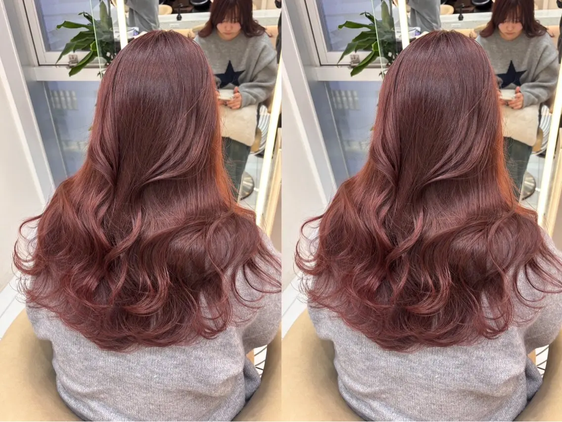 ロング カラー ヘアカラー トリートメント 透明感カラー/ ダブルカラー/まなやのヘアスタイル