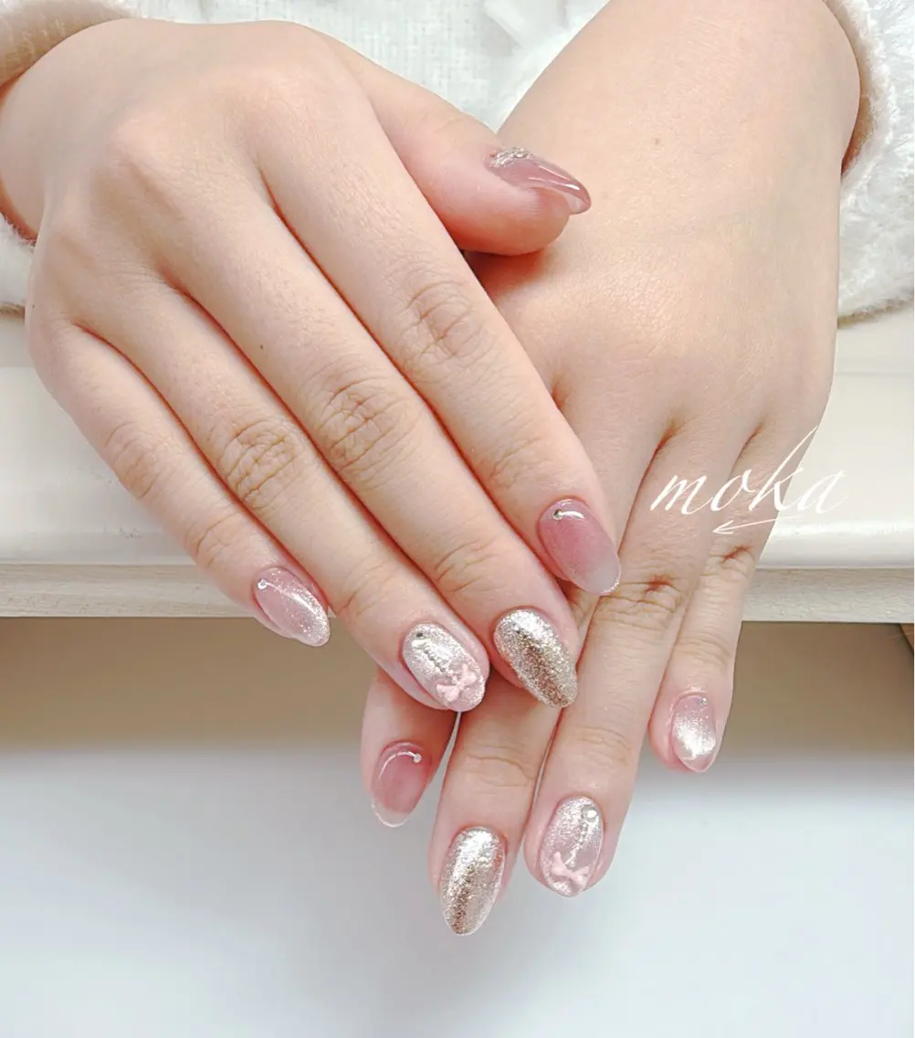 ネイル ハンドネイル ハンドケア 胡蝶蘭レディースサロ ンNailMOKAのネイルデザイン