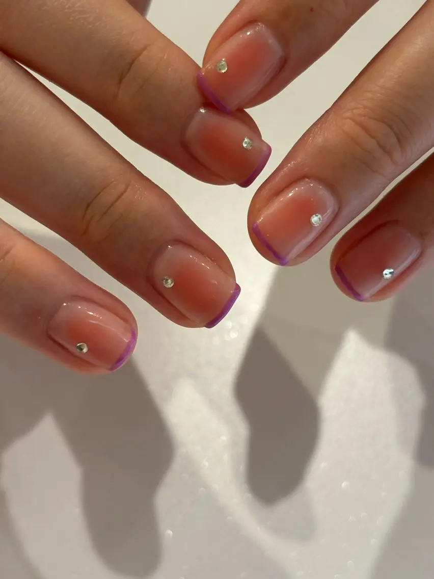 ネイル アートネイル チークネイル フレンチネイル ストーンネイル ハンドネイル Ann nailのネイルデザイン