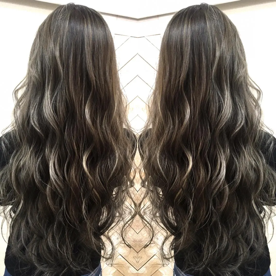 ロング カラー ヘアカラー トリートメント 井上 一平のヘアスタイル