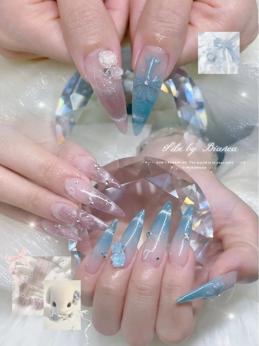 ネイル ハンドネイル 🎀Silk by Bianca甲地🎀のネイルデザイン