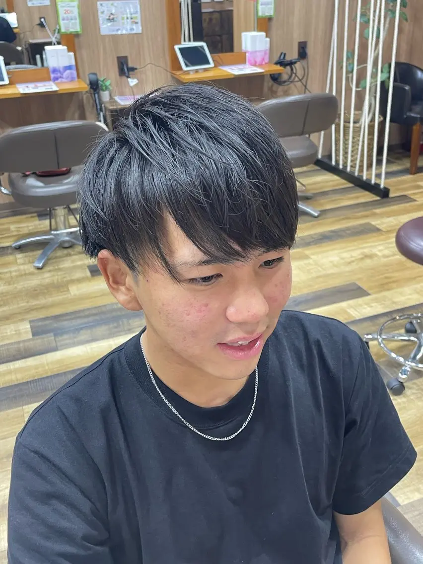ショート メンズ カット 山際勇策 /岐阜美容師のヘアスタイル