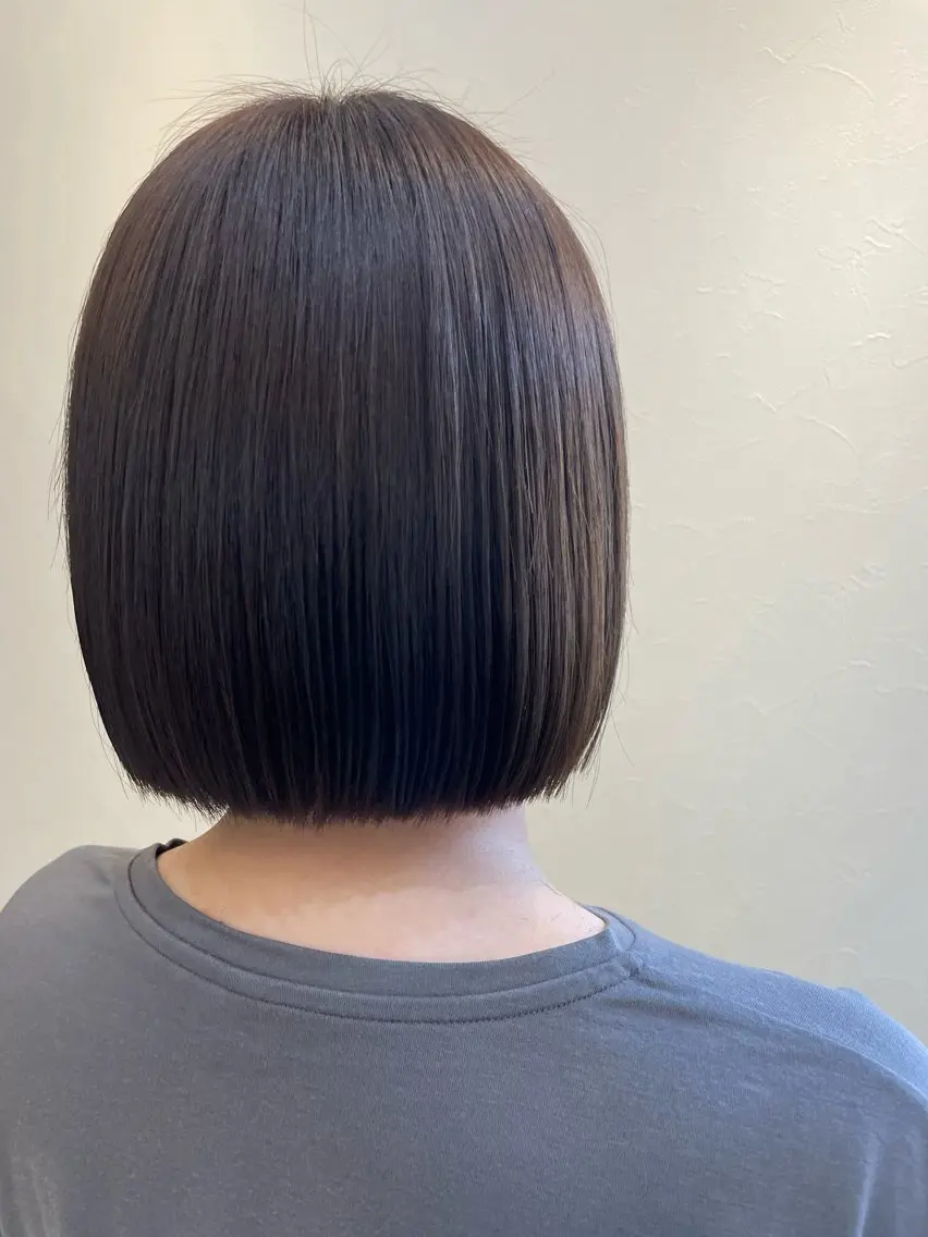 ショート カラー ショートボブ ベージュカラー ブリーチ ブリーチなしカラー オリーブベージュ カット ヘアカラー 藤本遙/メンズカット /カラー🌟のヘアスタイル