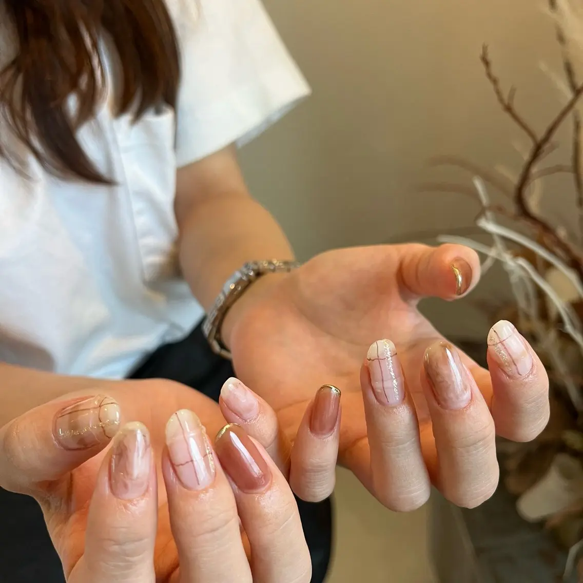 ネイル ジェルネイル RiRiNail ☀︎ayakaのネイルデザイン