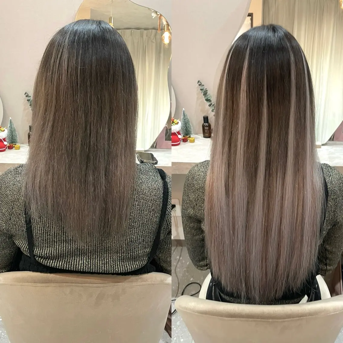 ロング ハイライト レイヤーカット Mila chihiroのヘアスタイル