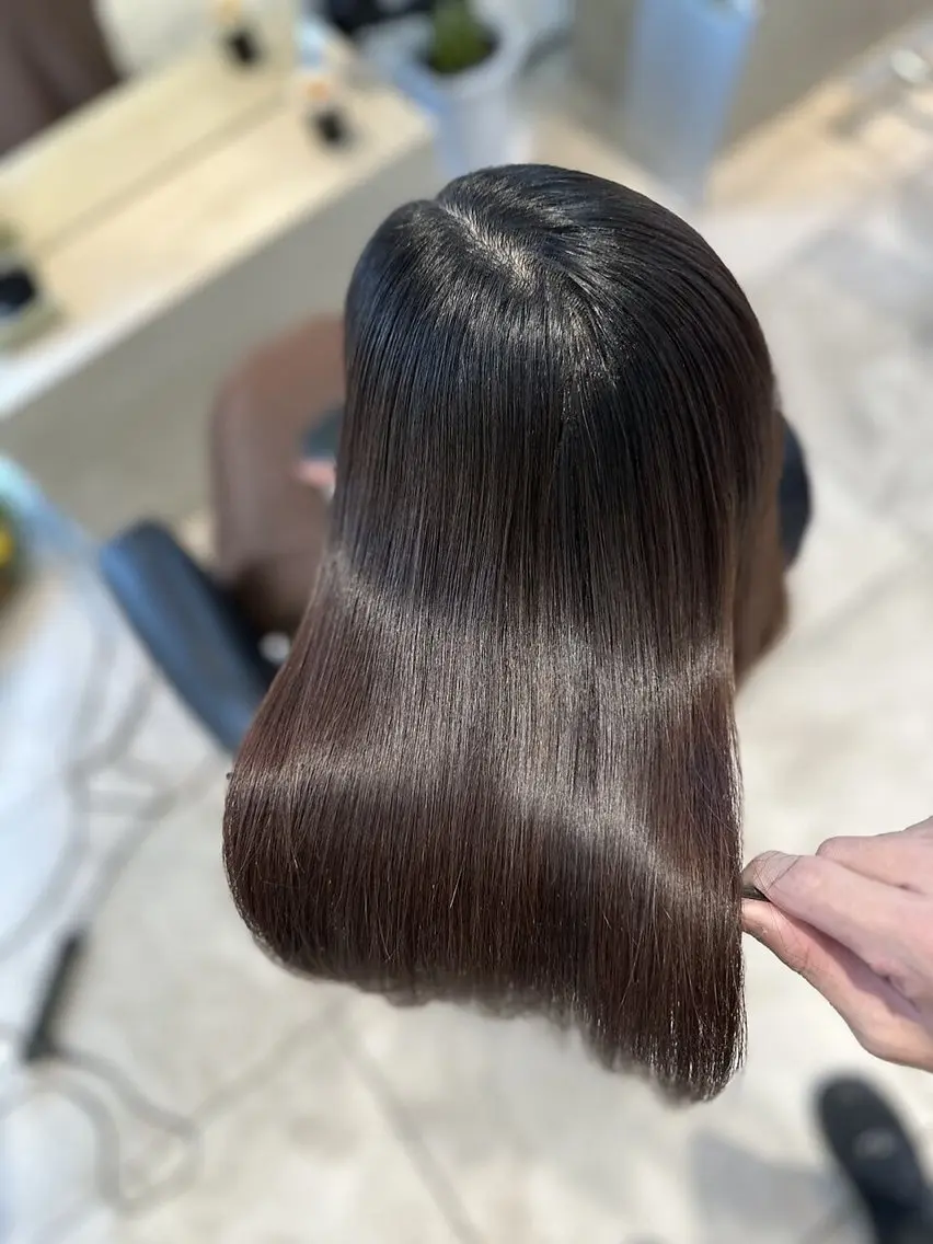 ロング パーマ 縮毛矯正 トリートメント 美髪矯正🫧艶髪特化 🫧関口太郎のヘアスタイル