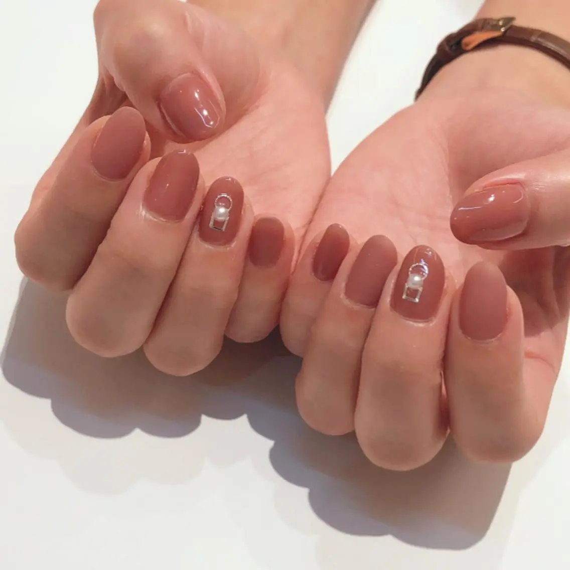 ネイル ブラウン マットネイル Josee 山田のネイルデザイン