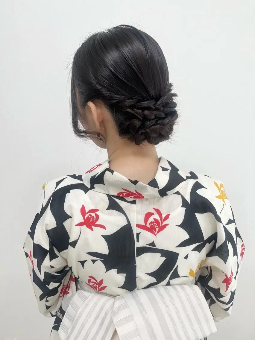 ロング ヘアアレンジ ヘアセットサロン /上坪愛美のヘアスタイル