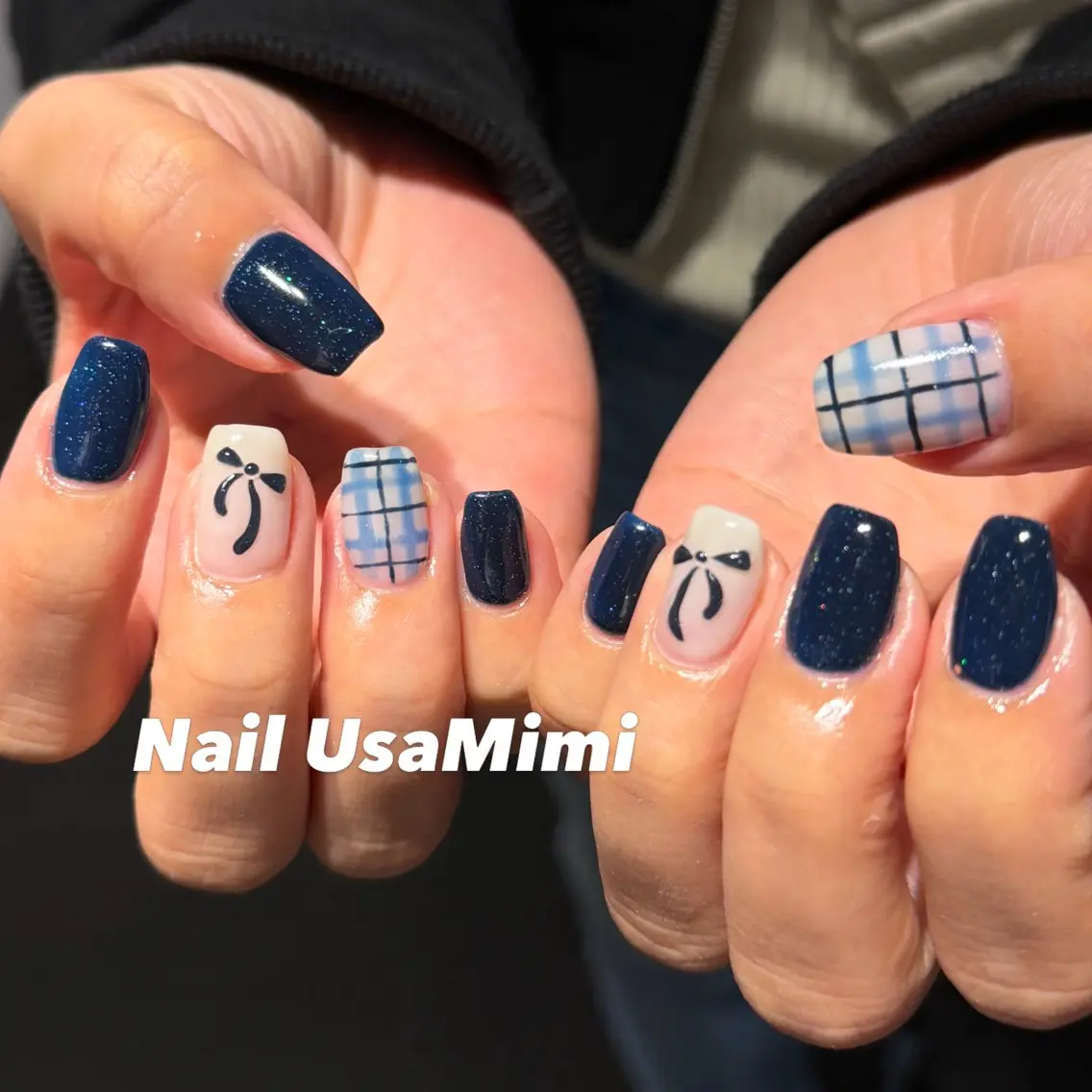 ネイル フットネイル ジェルネイル マグネットネイル 持ち込み ワンカラーネイル ハンドネイル 本町ネイルNail UsaMimiのネイルデザイン