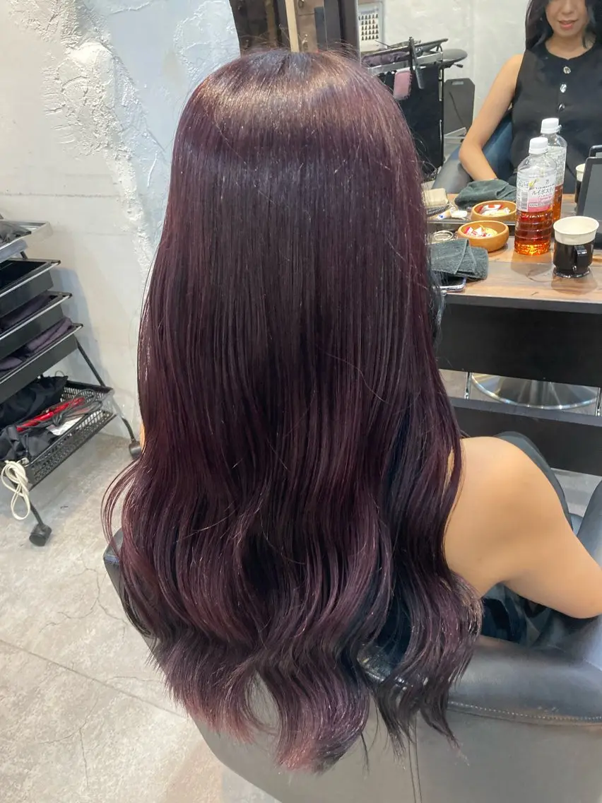 ロング カラー ヘアカラー ✨最安値✨エクステ カラー🌼つきな🌼のヘアスタイル