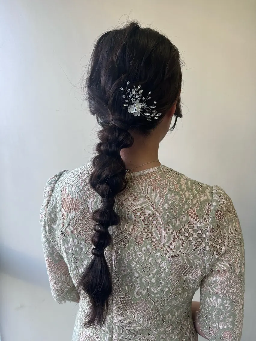ロング ヘアセット レイヤーカット 🇰🇷SAYAのヘアスタイル