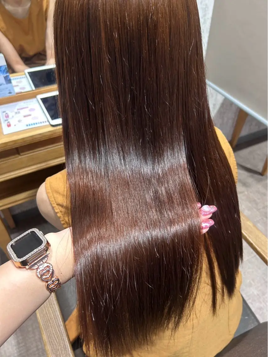 ロング 濱本 樹蘭のヘアスタイル