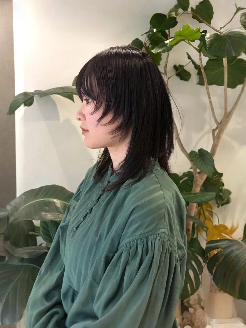 ロング ヘアカラー トリートメント ボブパーマ／アレンジ Onのヘアスタイル
