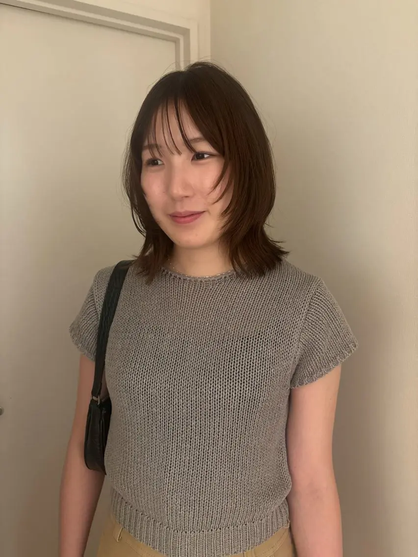 ミディアム レイヤーカット ⭐︎ saayaのヘアスタイル
