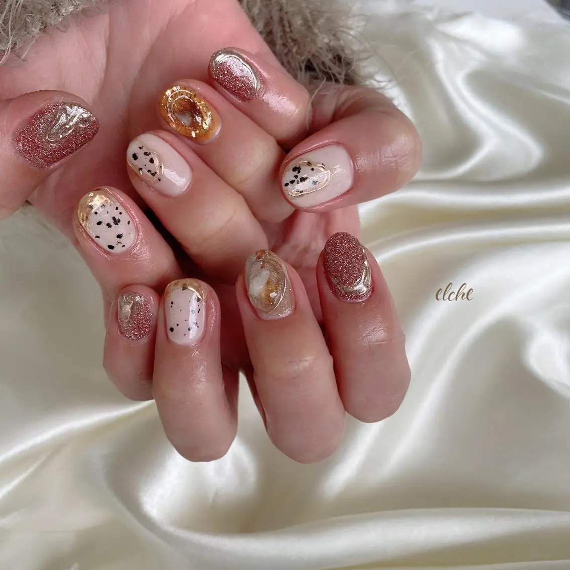 ネイル フラッシュネイル salon de fika【中崎町】のネイルデザイン