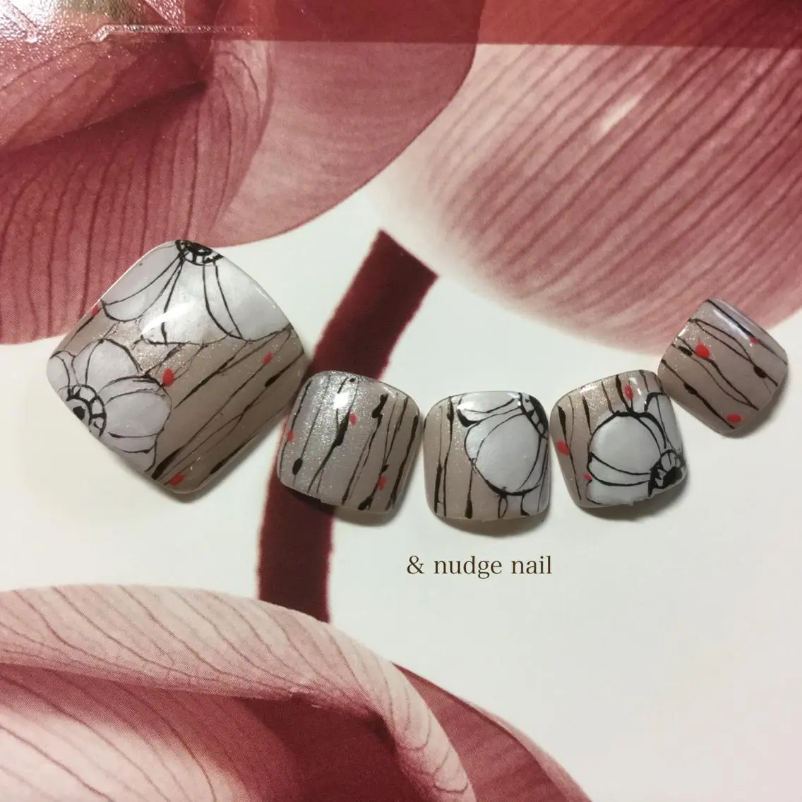 ネイル フットネイル &nudgenail 本多のネイルデザイン