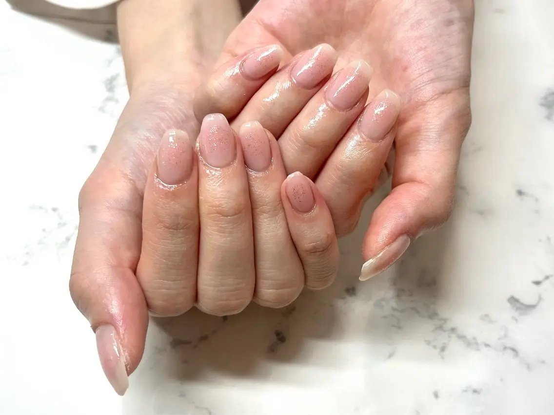 ネイル オフィスネイル シンプルネイル ハンドネイル 🌷Gemini nami🌷のネイルデザイン