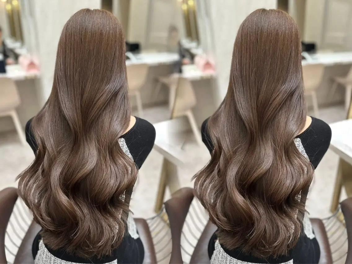 ロング ロング ヘアカラー 縮毛矯正/髪質改善 🌟本郷壮一郎のヘアスタイル