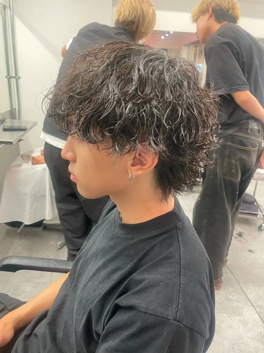 パーマ メンズ カット パーマ 町田エリアＮｏ．１/ パーマ特化/太田京希のヘアスタイル