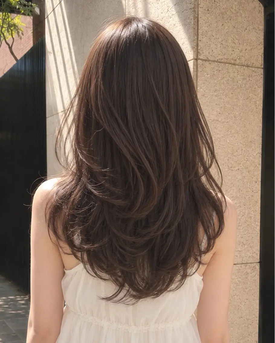 ロング カット Ami/レイヤー /柔らかカラー🌷のヘアスタイル