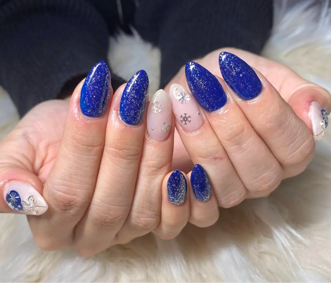 ネイル 長さ出し フレンチネイル ジェルネイル グラデーション 韓国ネイル ハンドネイル Nail&eye Belire 新宿のネイルデザイン