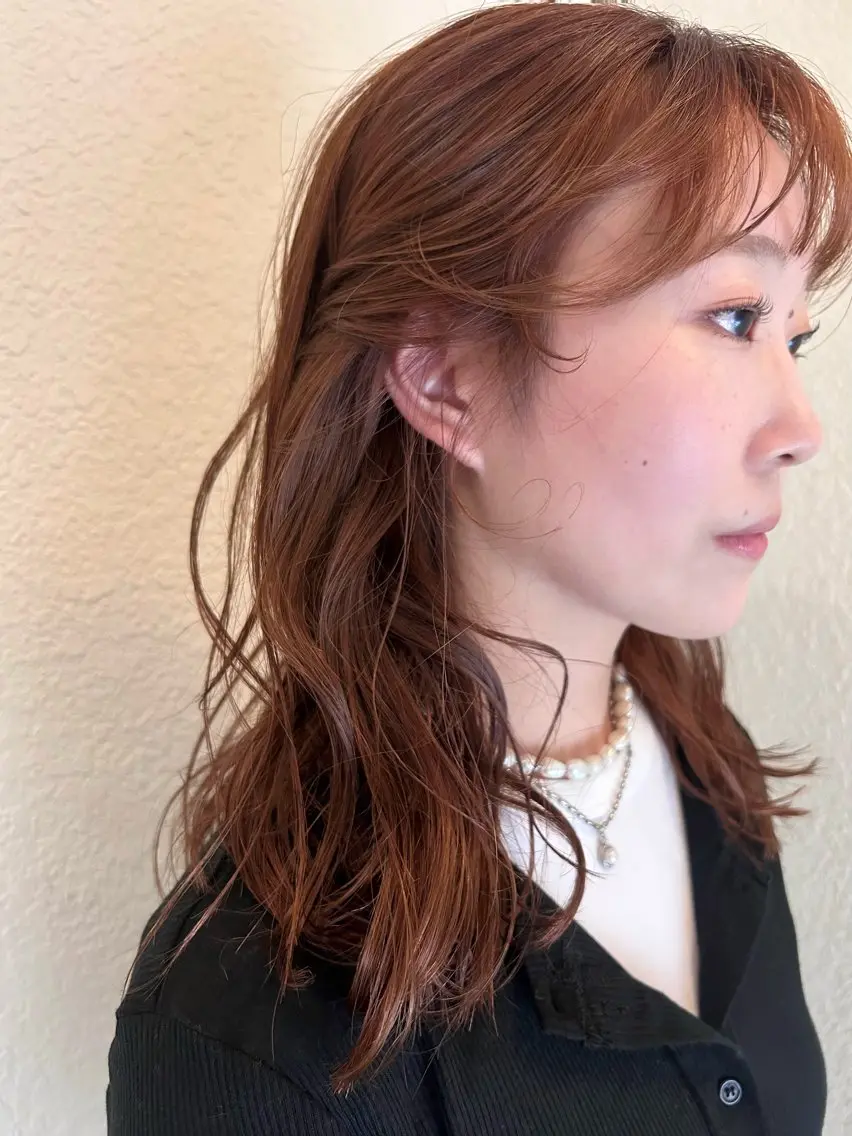 セミロング 薄暮 マツイ　レンのヘアスタイル