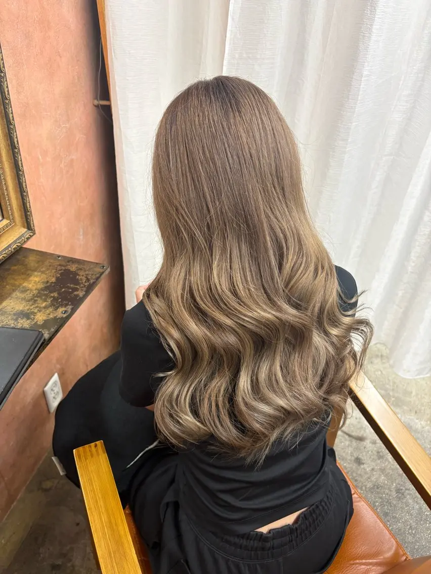 ロング ヘアカラー トリートメント Retsu /UniQのヘアスタイル