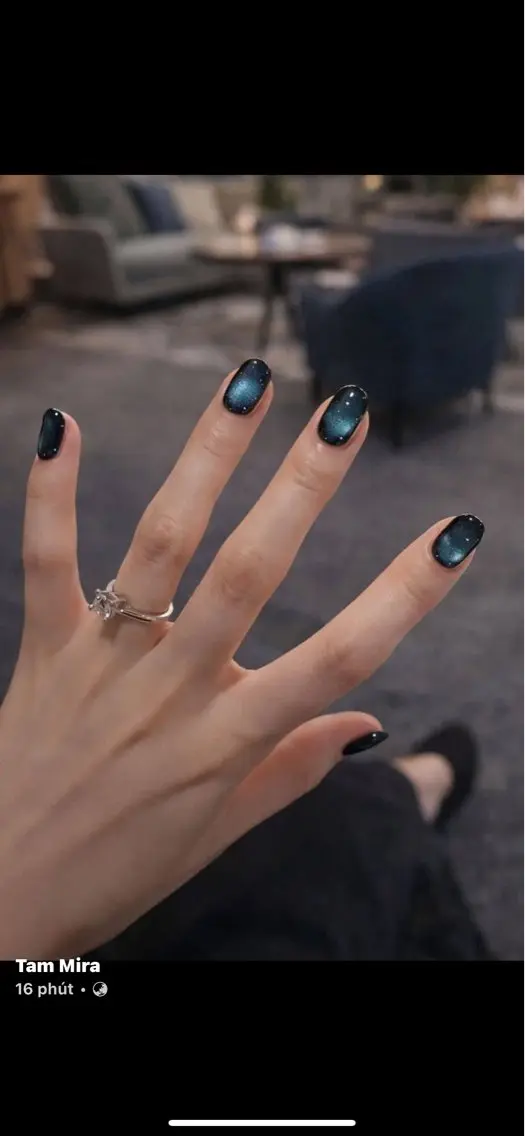 ネイル キラキラネイル マグネットネイル ぷっくりネイル 春ネイル ワンホンネイル ハンドネイル Candy Nailのネイルデザイン