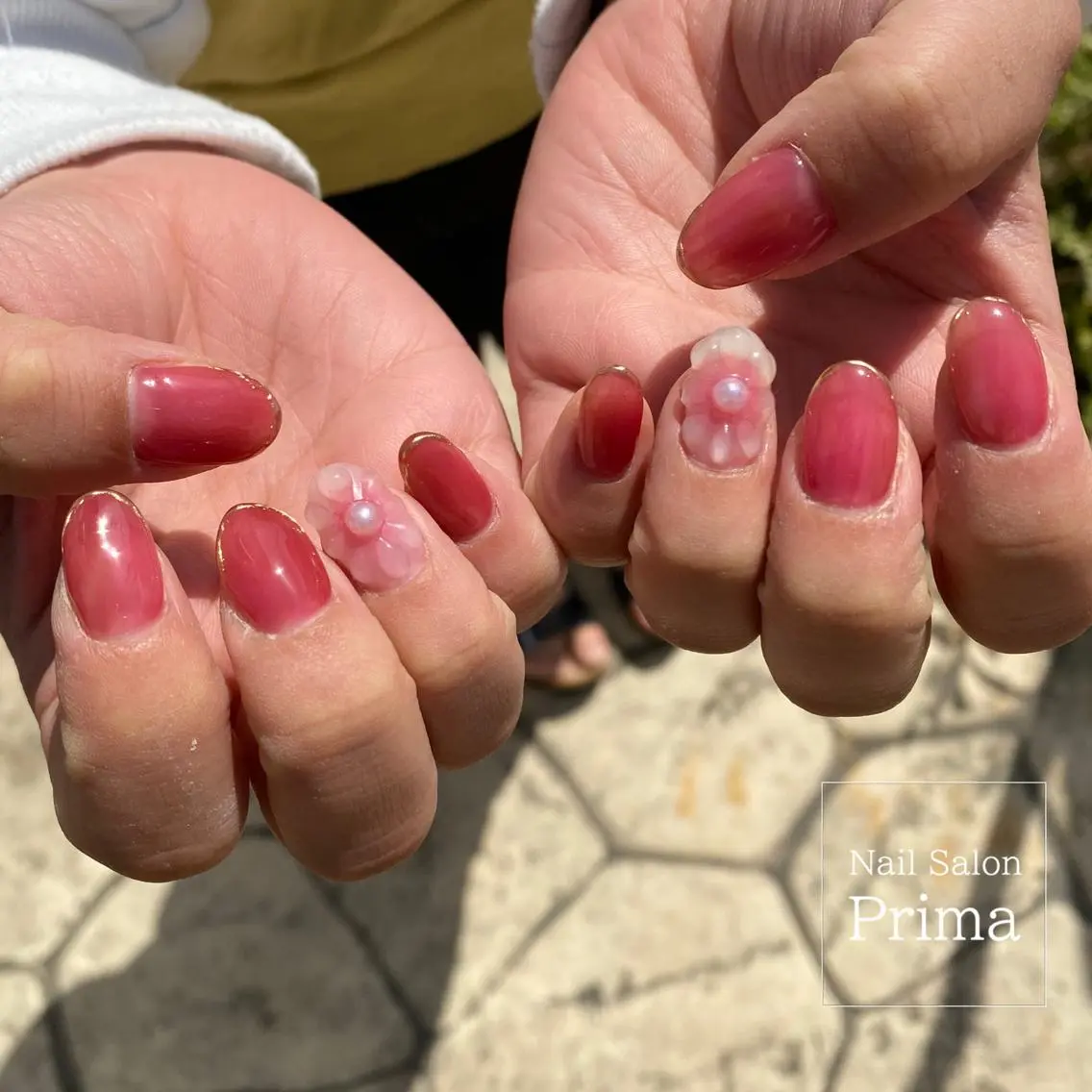 ミディアム ネイル SalonPrima 西院Nail&Eyeのネイルデザイン