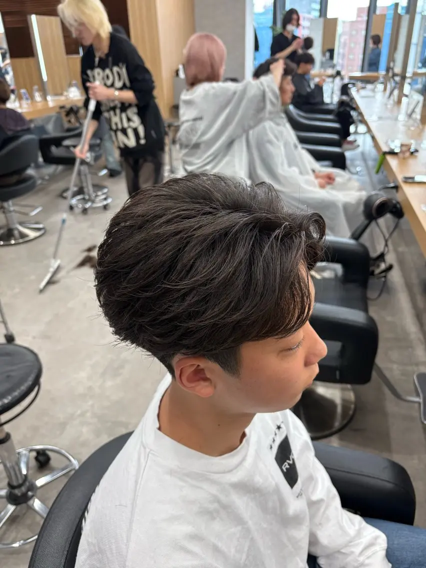 パーマ メンズ カット パーマ 💎メンズ特化💎 tomokiのヘアスタイル