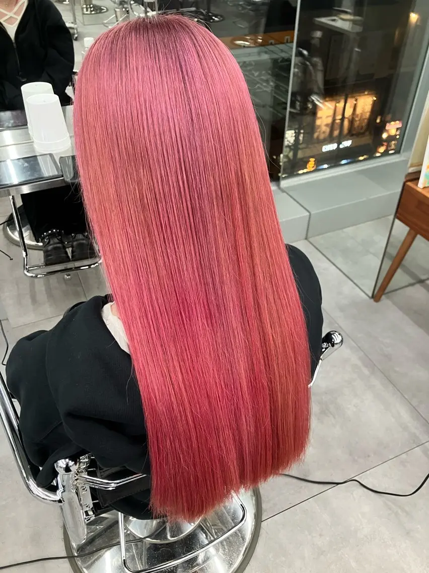 ロング ヘアカラー トリートメント 勝谷 悟史のヘアスタイル