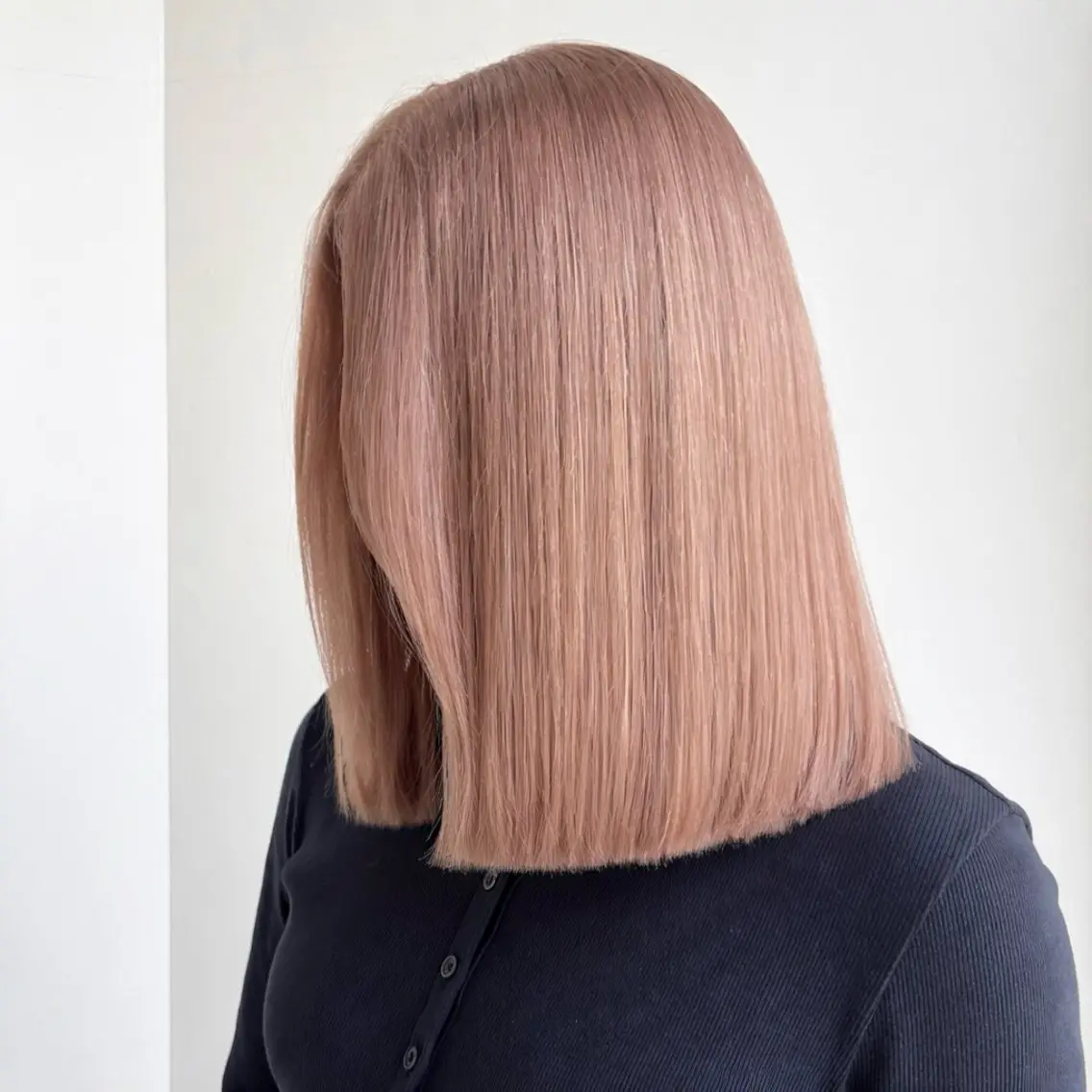 ミディアム カラー カット ヘアカラー トリートメント ヘッドスパ ヘアセット ブリーチ×似合わせハ イトーン🍎ののかのヘアスタイル