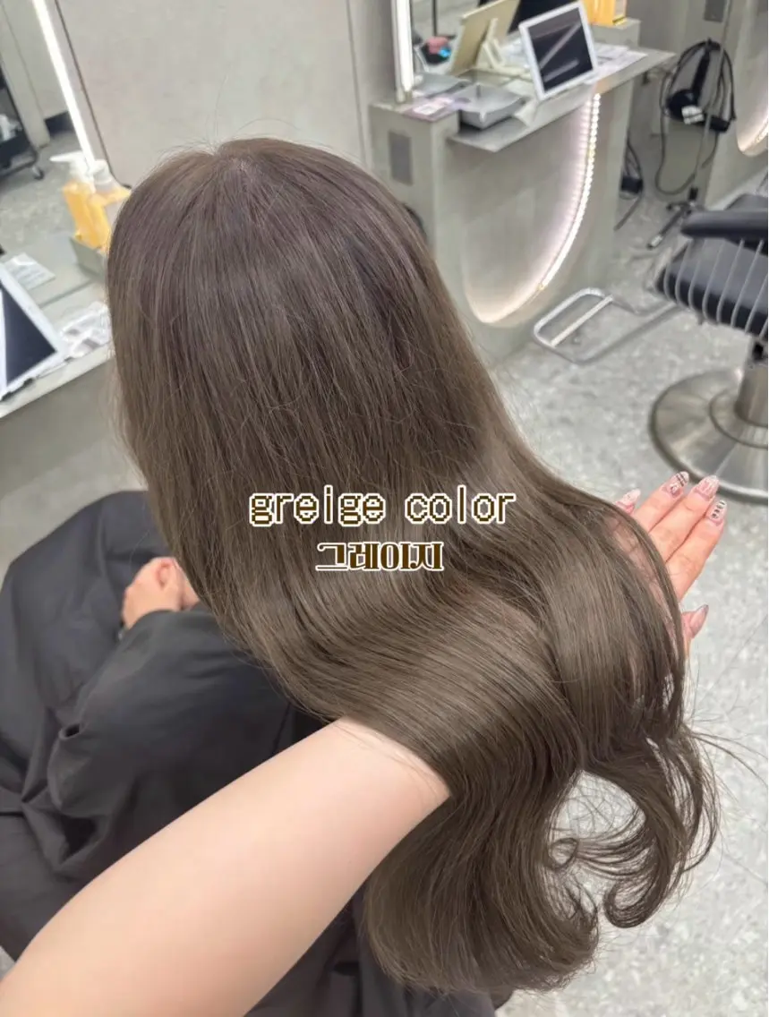ロング ヘアカラー トリートメント mao 福岡美容師/韓国ヘアのヘアスタイル
